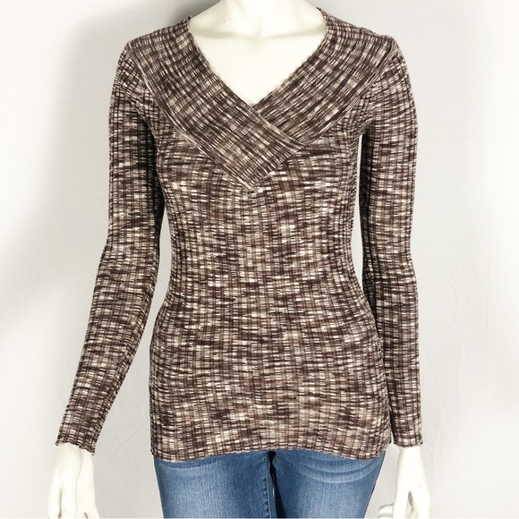 🤎 Love By Design Slim-Fit Brown Stretch Sweater | Size Medium🤎 - Picture 6 of 7